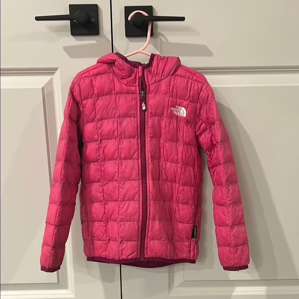The North Face Pink Puffer Jacket